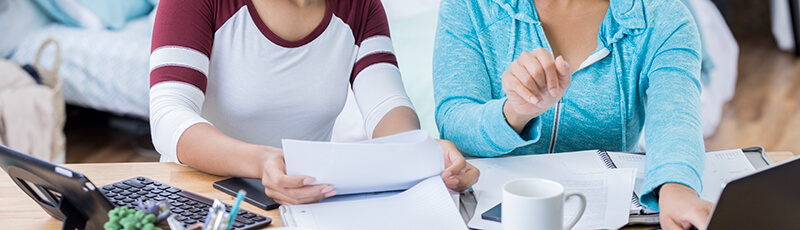 parent cosigning a loan with student