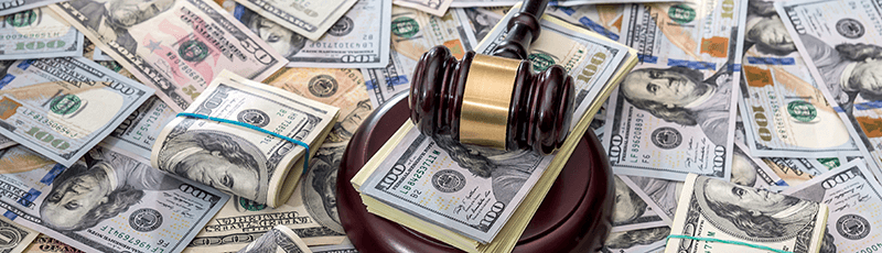 Gavel on money - navient lawsuit