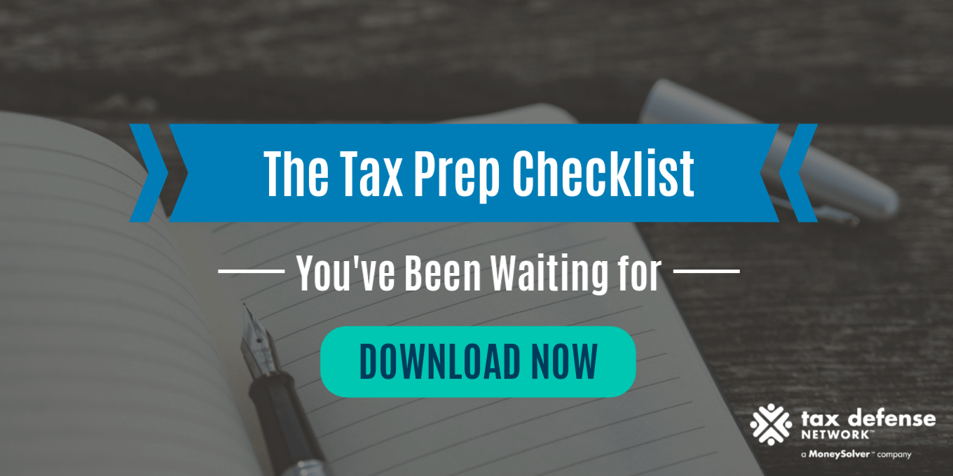 Individual Tax Prep Checklist link