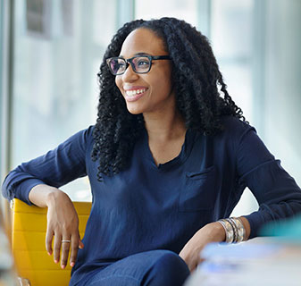 lady happy about student loan relief