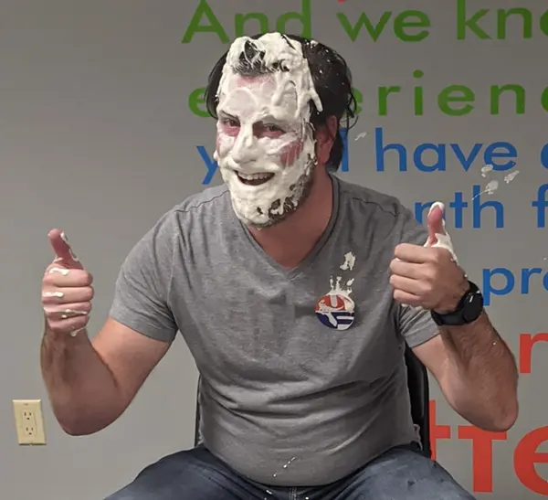 take a pie to the face charity